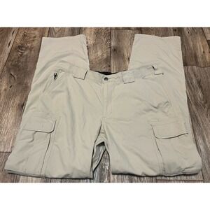 Duluth Trading Dry On The Fly Cargo Pants XL 40 36L Tan Quick Dry